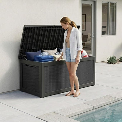 Outdoor Storage Box, 320 Gallon Waterproof Deck Box, Dual Gas-Spring Ultimate - Image 9
