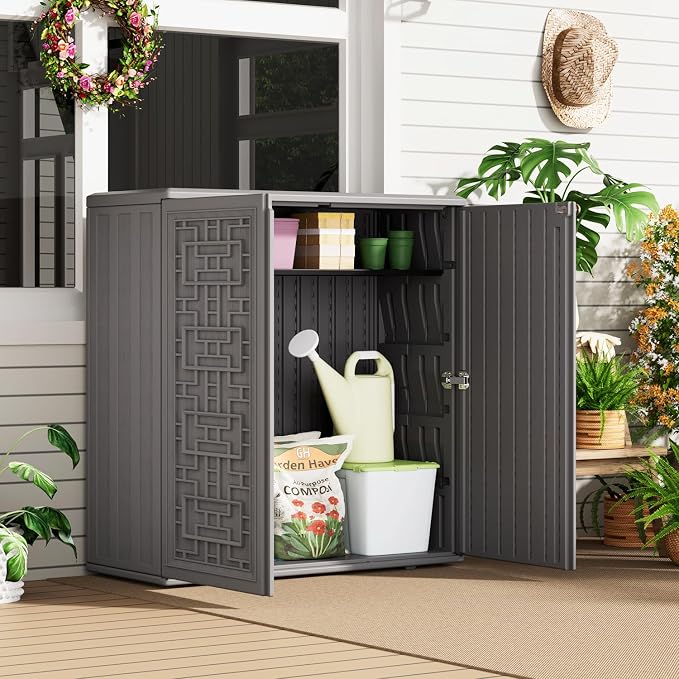 HOMSPARK Indoor/Outdoor Storage Cabinet - Image 2