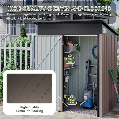 Aoxun 5x3 Ft Outdoor Storage Cabinet - Image 5