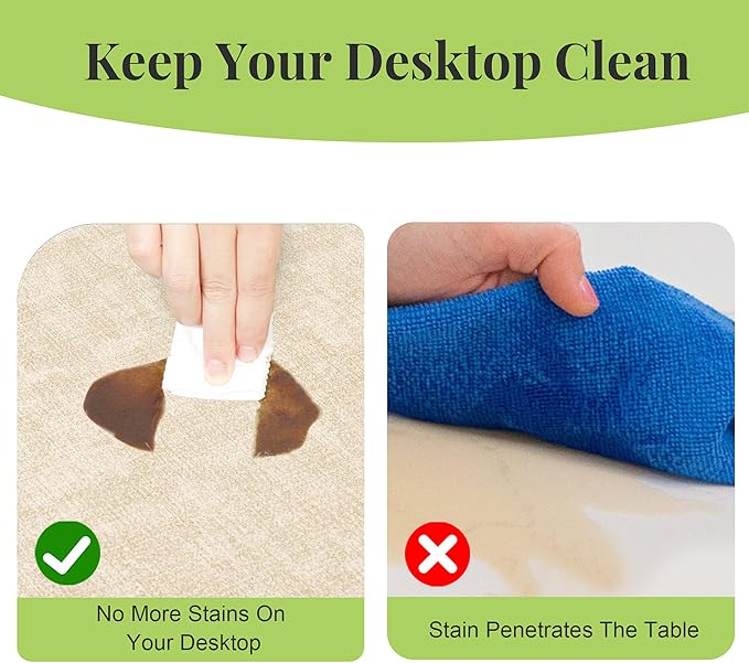 13-Inch Faux Leather Round Placemats Set of 12, Waterproof Anti-Slip Dual Sided Place mats, Heat Resistant Washable Table Mats with Coaster, Suitable for Indoor & Outdoor (12, Beige Dark Coffee)