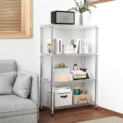 M MZG 1000 lbs Storage Shelving 4-Tier Utility Shelving Unit Steel Organizer - Image 2