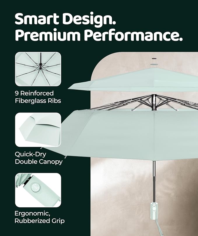 Windproof Travel Umbrella - Image 3