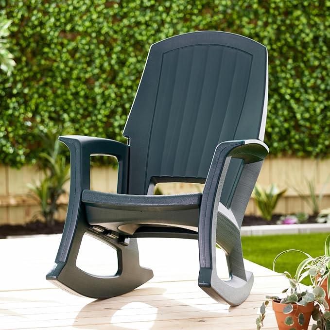 Rockaway Heavy Duty All Weather Rocking Chair, 3 Pack - Image 2
