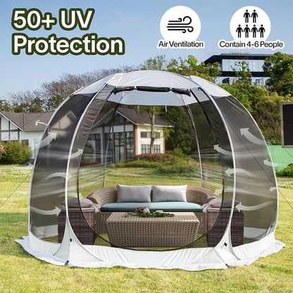 Alvantor Pop Up Screen House Tent, Instant Outdoor Gazebo - Image 3