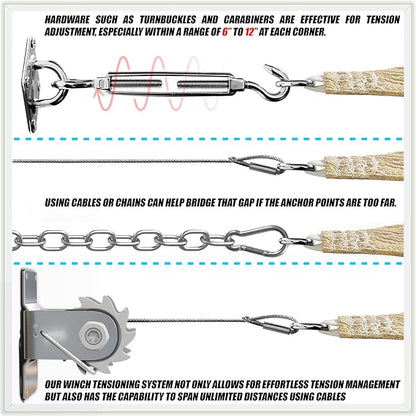ColourTree CTAPRT16 Custom Size Order to Make 12' x 15' x 19.2' White Right - Image 7