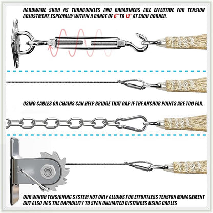 ColourTree CTAPT32 Custom Size Order to Make 9' x 17' x 19.2' White Right - Image 7