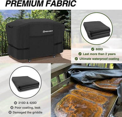 Porch Shield 36 inch Griddle Cover for Blackstone, Waterproof and Fade Resistant 600D Gas Grill Cover Fits for Blackstone 36" Griddle Cooking Station, Camp Chef and Most 4 Burner Flap Top Grill