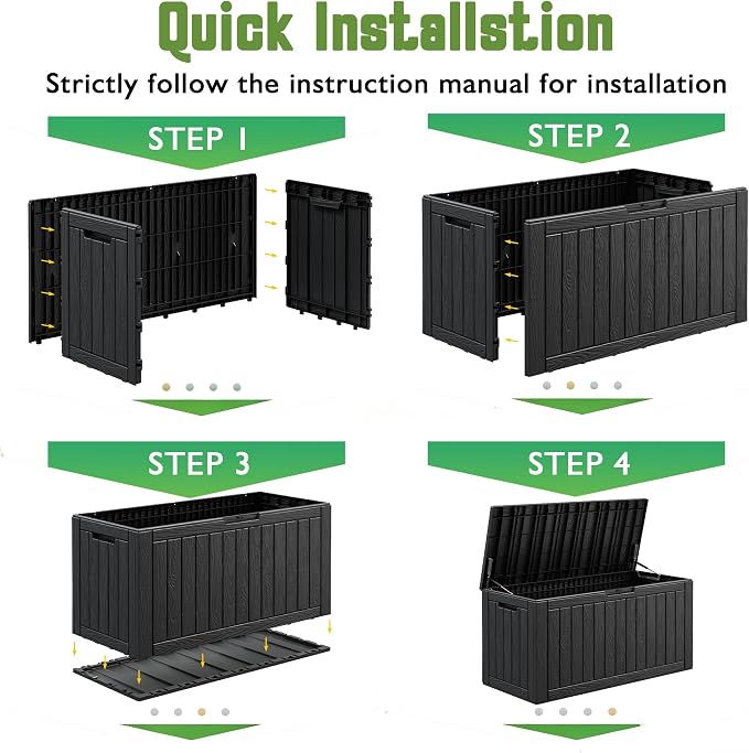 Outdoor Storage Waterproof Deck Box - Image 6
