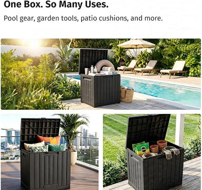 31 Gallon Resin Deck Box, Package Delivery Box - Image 8
