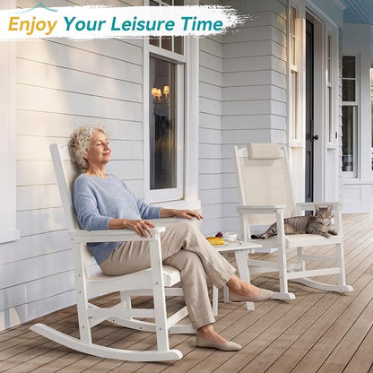 Outdoor Rocking Chair Set of 2 - Image 4