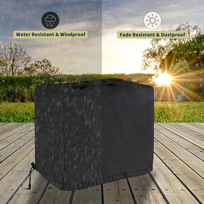 Pizza Oven Cover for Blackstone Tabletop Pizza Oven with 15" Cordierite Stones, Heavy-Duty 600D Protective Cover for Blackstone 15in Pizza Maker 6964/6963/6962/6961/6960