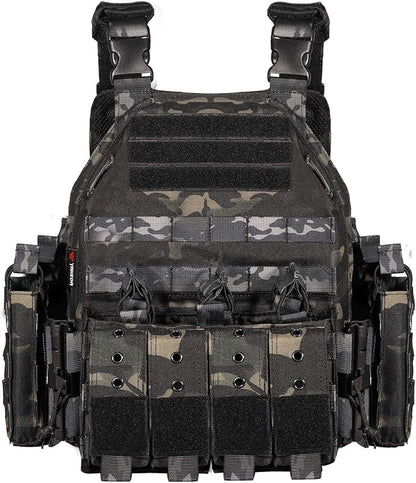 YAKEDA Quick Release Tactical Outdoor Vest for Adult