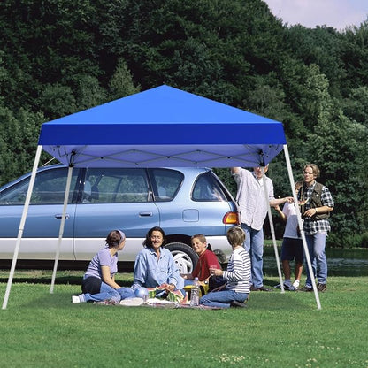 10x10FT Slant Leg Pop Up Canopy Tent, Portable Outdoor Shelter | 10x10FT Base - Image 7