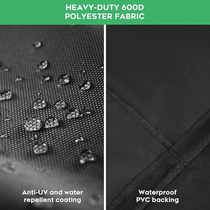 30-inch Waterproof Smoker Cover fits for Masterbuilt/East Oak and Most 30-inch Vertical Smoker Models with or Without Legs, Foldable Skirt,25.5"x 25.5" x 41.5",Heavy Duty 600D Polyester