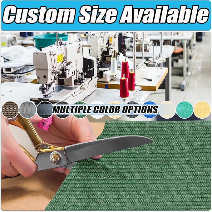 Amagenix 90% Pergola Shade Cover 4' X 11' Sun Shade Cloth - Image 2