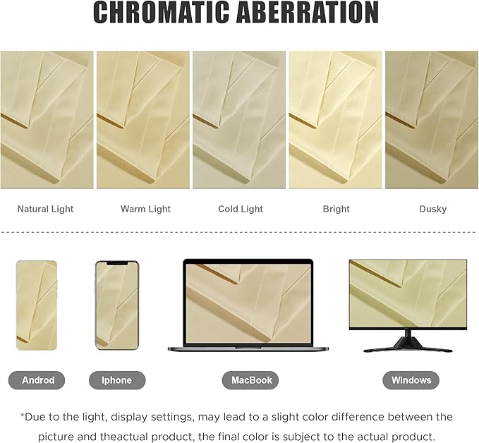 BONZER Outdoor Curtains for Patio Waterproof Thick Privacy | Wide Grommet Light - Image 5