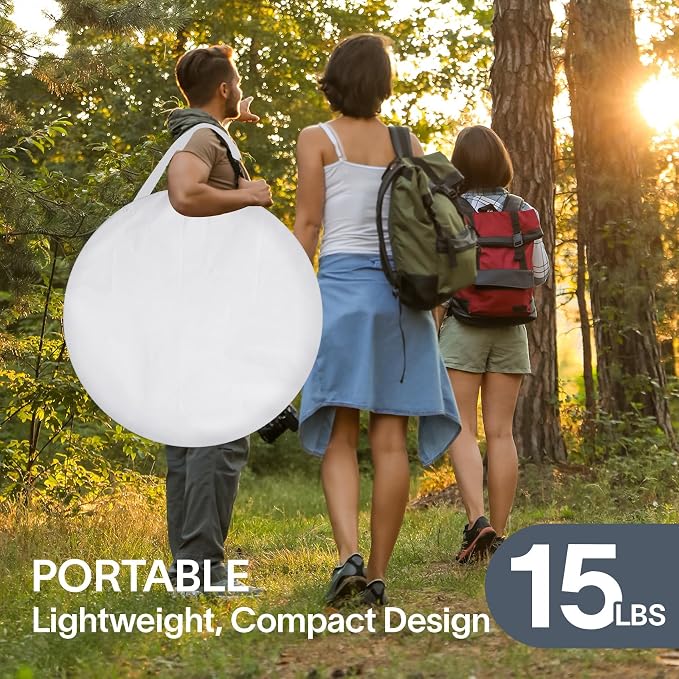 Alvantor Pop Up Screen House Tent, Instant Outdoor Gazebo - Image 5