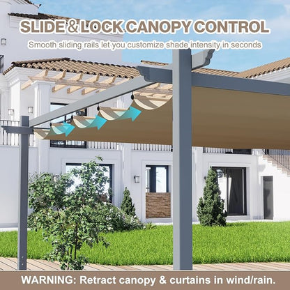 10 x 10 ft Outdoor Pergola - Image 4