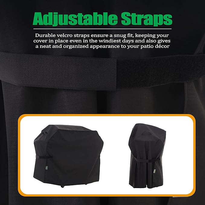 F&J Outdoors Grill Cover, Waterproof Anti-UV for 3-4-5 Burner Liquid Propane Gas BBQ, 55Wx24Dx44H in