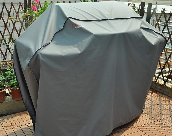 66" Heavy Duty Waterproof Gas Grill Cover fits Weber Char-Broil Coleman Gas Grill-Gray