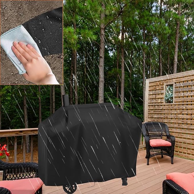 Grill Griddle Cover for Royal Gourmet 24-Inch Charcoal Grill CD1824EH-SC, Portable Gas BBQ Covers, Waterproof Outdoor Propane Grills Cover-22 D x 49" W x 41" H