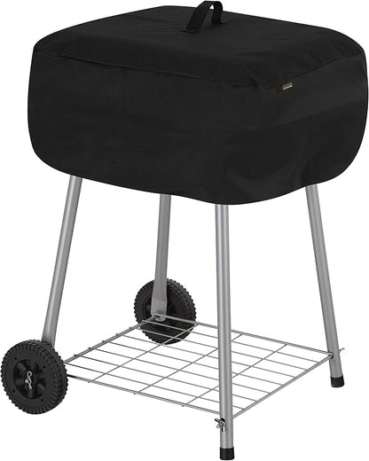 Modern Leisure 2974 Basics Walk-A-Bout Charcoal Grill Cover (21.5 L x 21.5 D x 14.5 H inches) Water-Resistant, Black