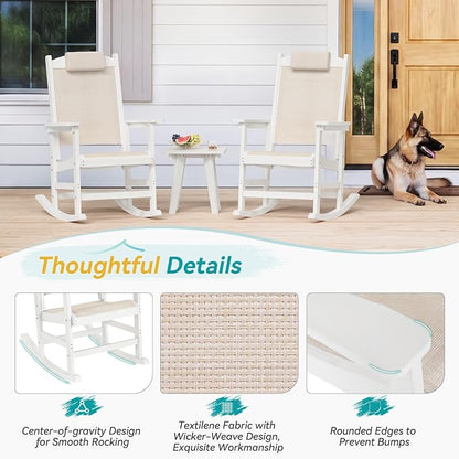 Outdoor Rocking Chair Set of 2 - Image 7