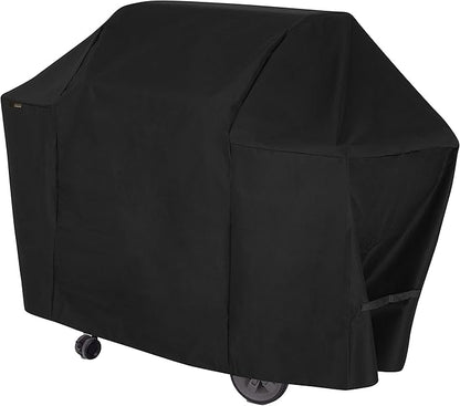 Modern Leisure 2977 Chalet 4 Burner Grill Cover (65 L x 25 D x 44.5 H) Water-Resistant, Medium, Black