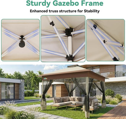 COBIZI 13x13 FT Pop up Gazebo on Clearance - Image 5