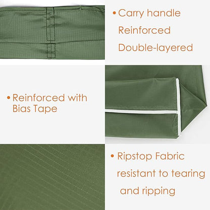 BeeGreen Green Reusable Grocery Bags Wholesale Green Reusable Kitchen Bags Bulk Foldable-Machine Washable with Zipper Storage Pouch 20 Packs