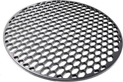 Aura outdoor products Cast Iron Grill Grate for 22 Inch Weber Kettle Grill - Works Great on The Weber Kettle, Weber Performer, Barrel Grills, Recteq Bullseye - Better Sear Marks