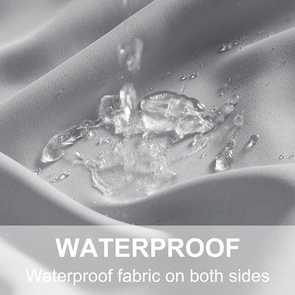 RYB HOME Outdoor Curtains for Patio Waterproof Privacy Thermal Insulated | - Image 5