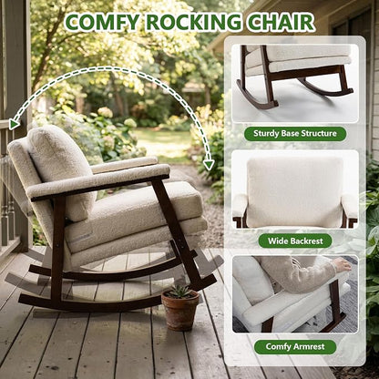 Outdoor Patio Rocking Chairs - Image 3
