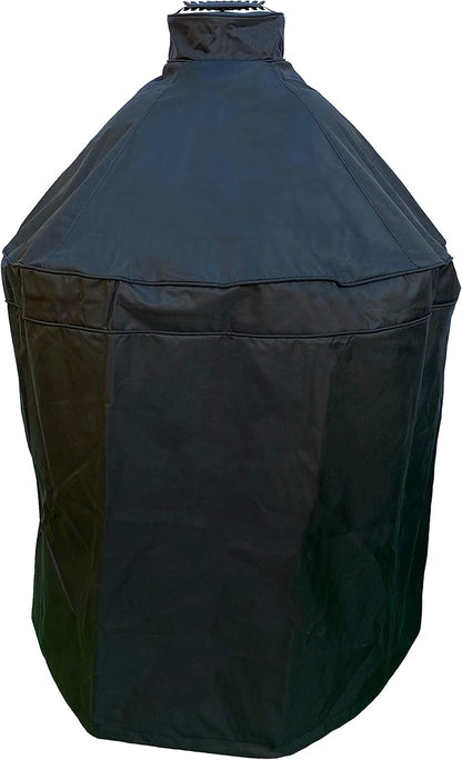 Grill Cover for Big Green Egg, Kamado Joe and Char-Griller Akorn - Fade Resistant Waterproof Fabric