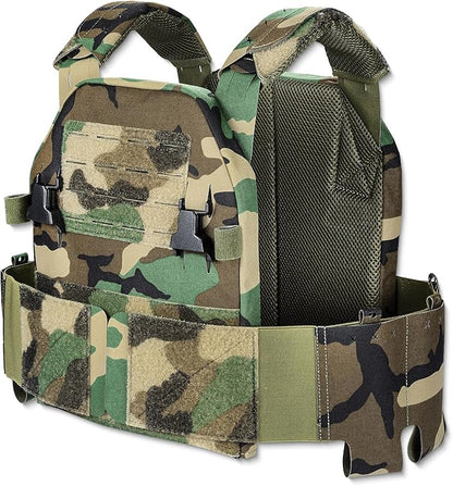 LPPC V.2 Tactical Vest, Low-Profile Vest, Modular, Placard Compatible, Made from 1000D Nylon Laminates MultiCam