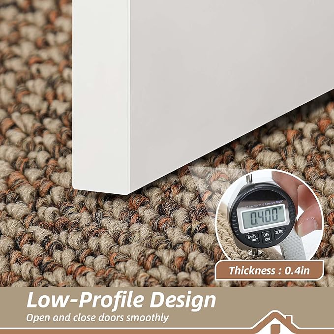 BEQHAUSE Indoor Door Mat 20" x 32", Dirt Trapper Door Mats Non-Slip Entryway Rugs Washable, Resist Dirt Absorbent Welcome Mat, Low Profile Floor Mats for Front Back Door and Entryway, Taupe