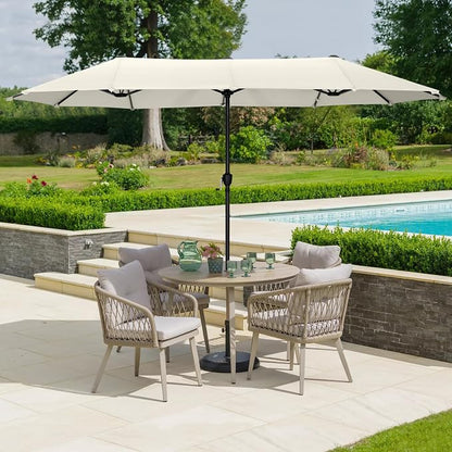 HERA'S PALACE 13 Ft Double-Sided Twin Patio Umbrella, Outdoor Double Sided - Image 5