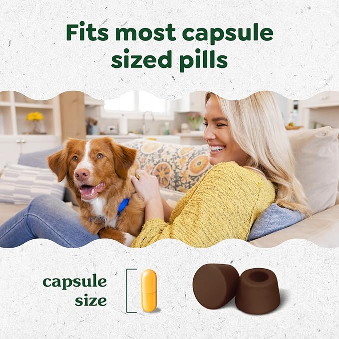 Greenies Pill Pockets for Dogs, Large Size Soft Dog Treats, Hickory Smoke Flavor, (6) 7.9 oz. Pouches