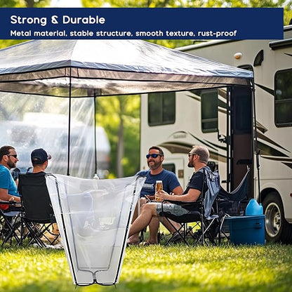 Outdoor Trash Bag Holder Stand,Metal Garbage Bag Holder for 30-45 Gallon Bags,Leaf Bag Support Stand Holder,Portable Multi-Use Garbage Bag Frame Holder for Leaves Camping Lawn Party Weeding Yard