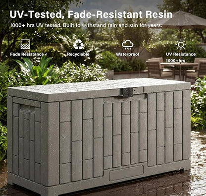 60 Gallon Resin Deck Box, Package Delivery Box - Image 5