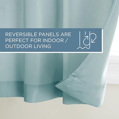 Town & Country Basics Cabana Solid Heavyweight Indoor Outdoor Curtains - Image 7