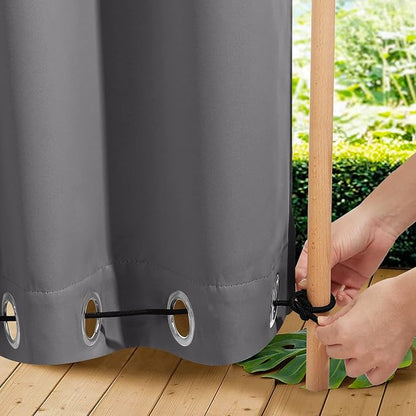 NICETOWN Windproof Outdoor Curtains by NICETOWN