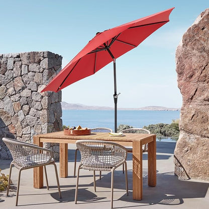 OLIXIS 9ft Patio Table Umbrella, Outdoor Patio Umbrella - Image 8