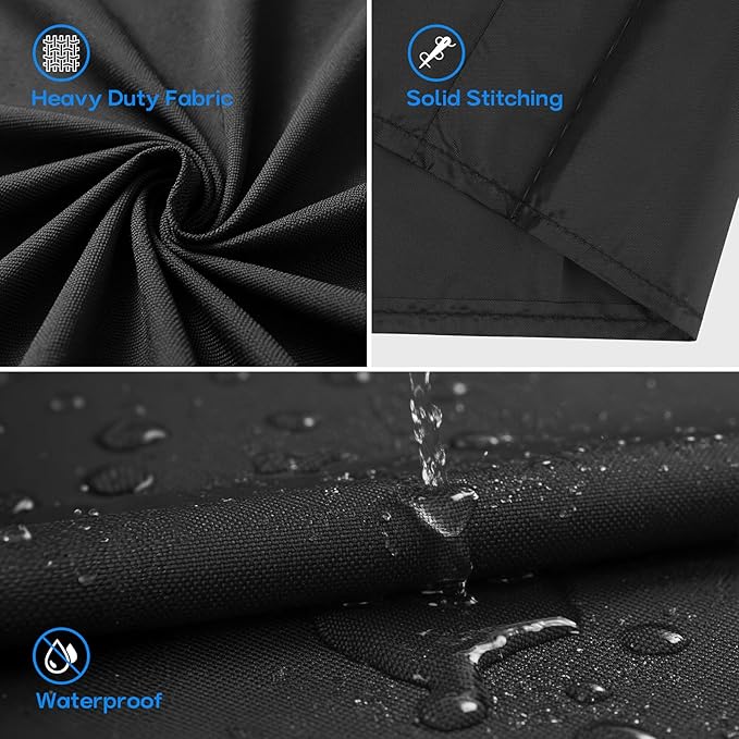 Onlyfire Grill Cover for Masterbuilt 40 Inch Propane Smoker, Heavy Duty Waterproof Replacement Cover, Black