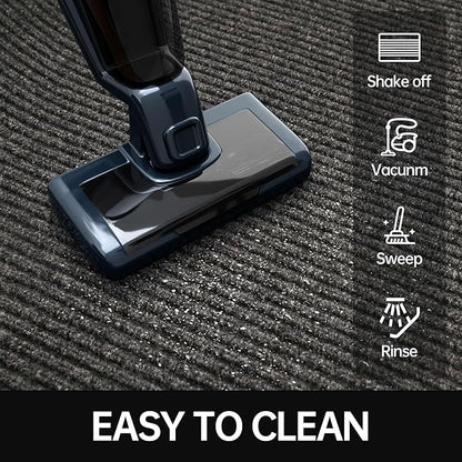 Front Door Mat, 3' x 6' Heavy Duty Indoor Outdoor Door Mat for Entryway, Commercial Door Mats Entrance, Low Profile Welcome Mats Non-Slip, Durable Rubber Backing Entry Mat for Patio, Home
