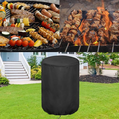 Smoker Cover Fit for Charbroil The Big Easy TRU-Infrared 3-in-1 Smoker, Waterproof Grill Cover Outdoor Smoker Covers (23" D x 23.5" W x 36" H)