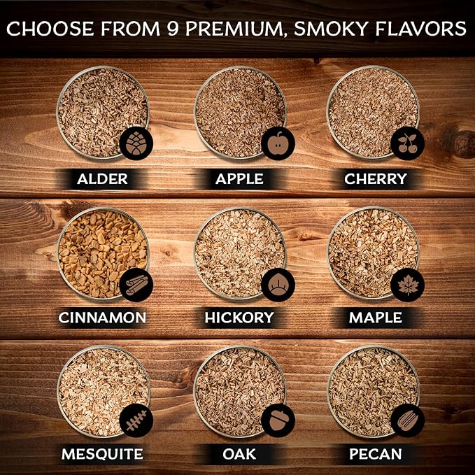 SmokeTop 4oz Bag - Cocktail Smoker Chips for Old Fashioned Cocktails, Whiskey, & Bourbon - by Middleton Mixology Made in The USA (800 uses) (Alder)
