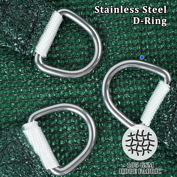 Shade&Beyond Custom Sun Shade Sail 17'x17'x17' Triangle Sun Sail Shades Patio - Image 4