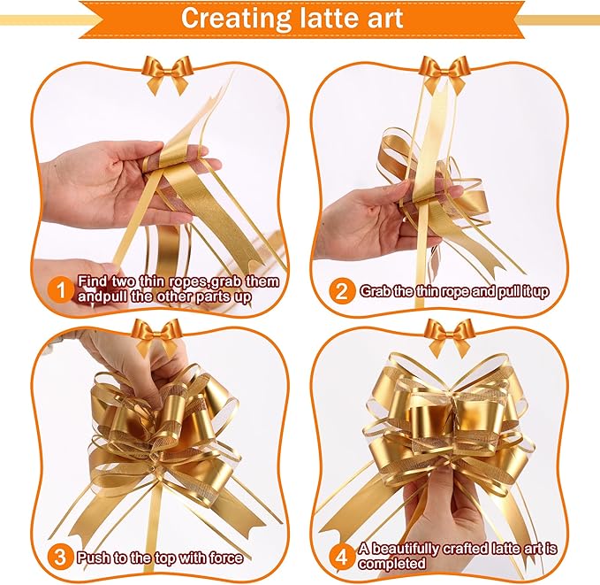 Orchidleaf 3 Set Baskets for Gifts Empty, Gift Empty Bamboo Basket Large, Foldable Woven Gift Basket with Handle for Baby Baptisms, Mother's Day, Christmas, Housewarming