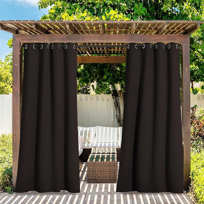 NICETOWN 2 Panels Outdoor Curtains by NICETOWN
